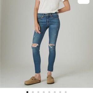 Women’s Lucky Brand Ava Mid Rise Skinny Jean
